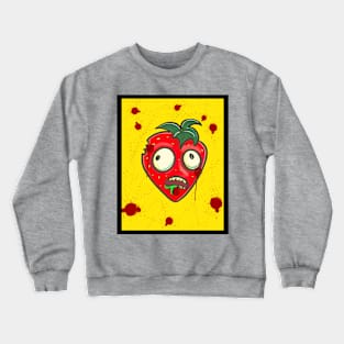 Zombie Strawberry Crewneck Sweatshirt